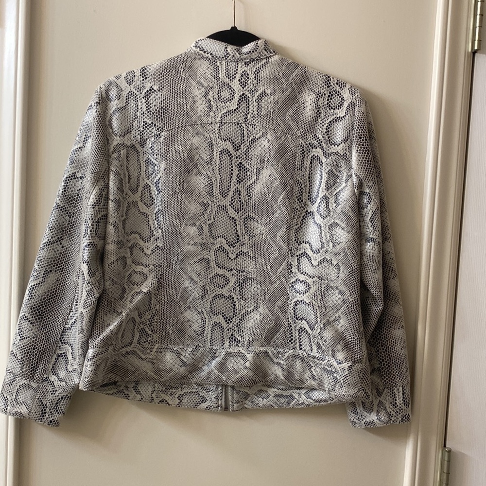 Ruby Rd. Snake Skin Look Jacket - Picture 4 of 6